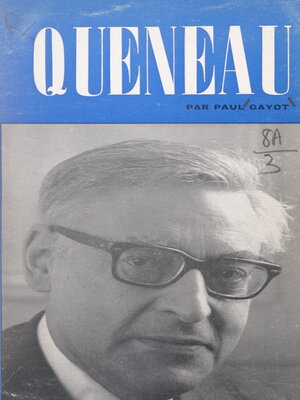 cover image of Raymond Queneau